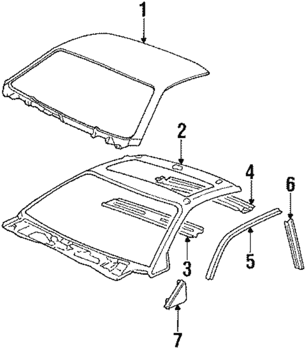 Filler - Windshield Frm AT Belt                 *Black - GM (20694741)