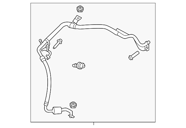 A/C Liquid Hose - Compatible With 2004 - 2008 Ford F-150 2005 2006 2007