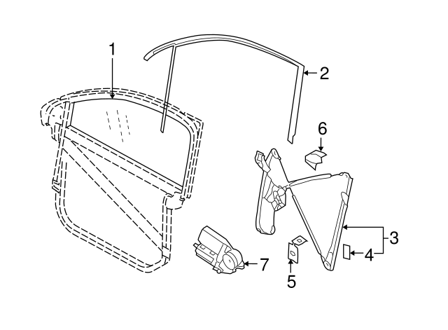 Window Motor 7L0-959-701-H-0LN