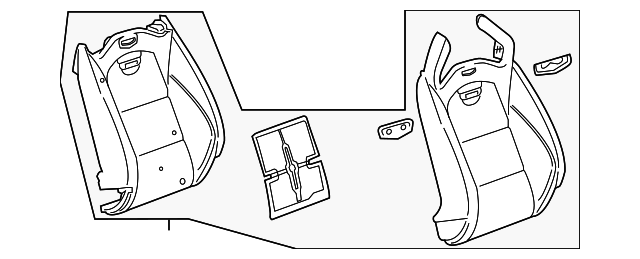 Jet Black Passenger Seat - GM (84054068)