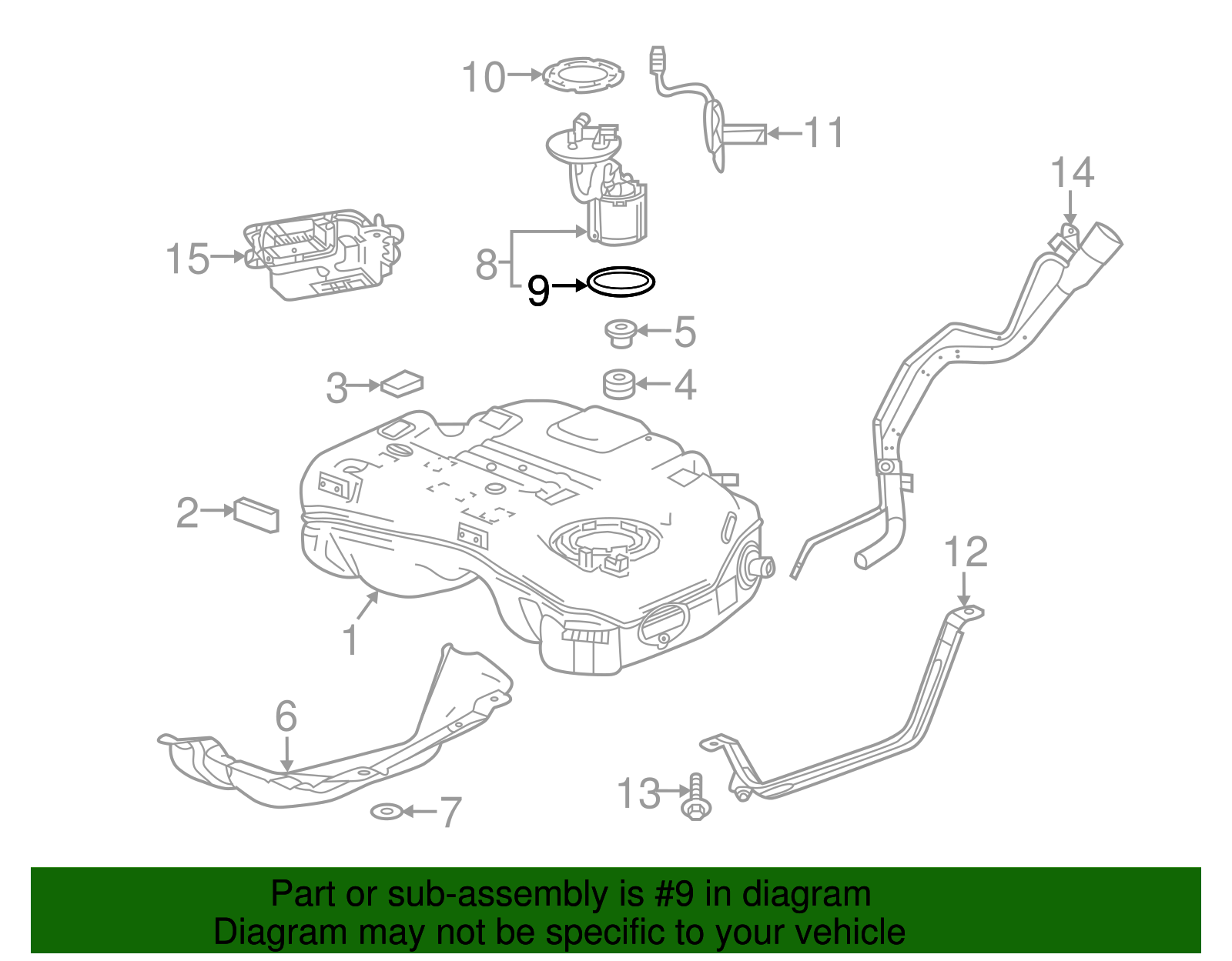 Fuel Pump Seal - GM (94556450)