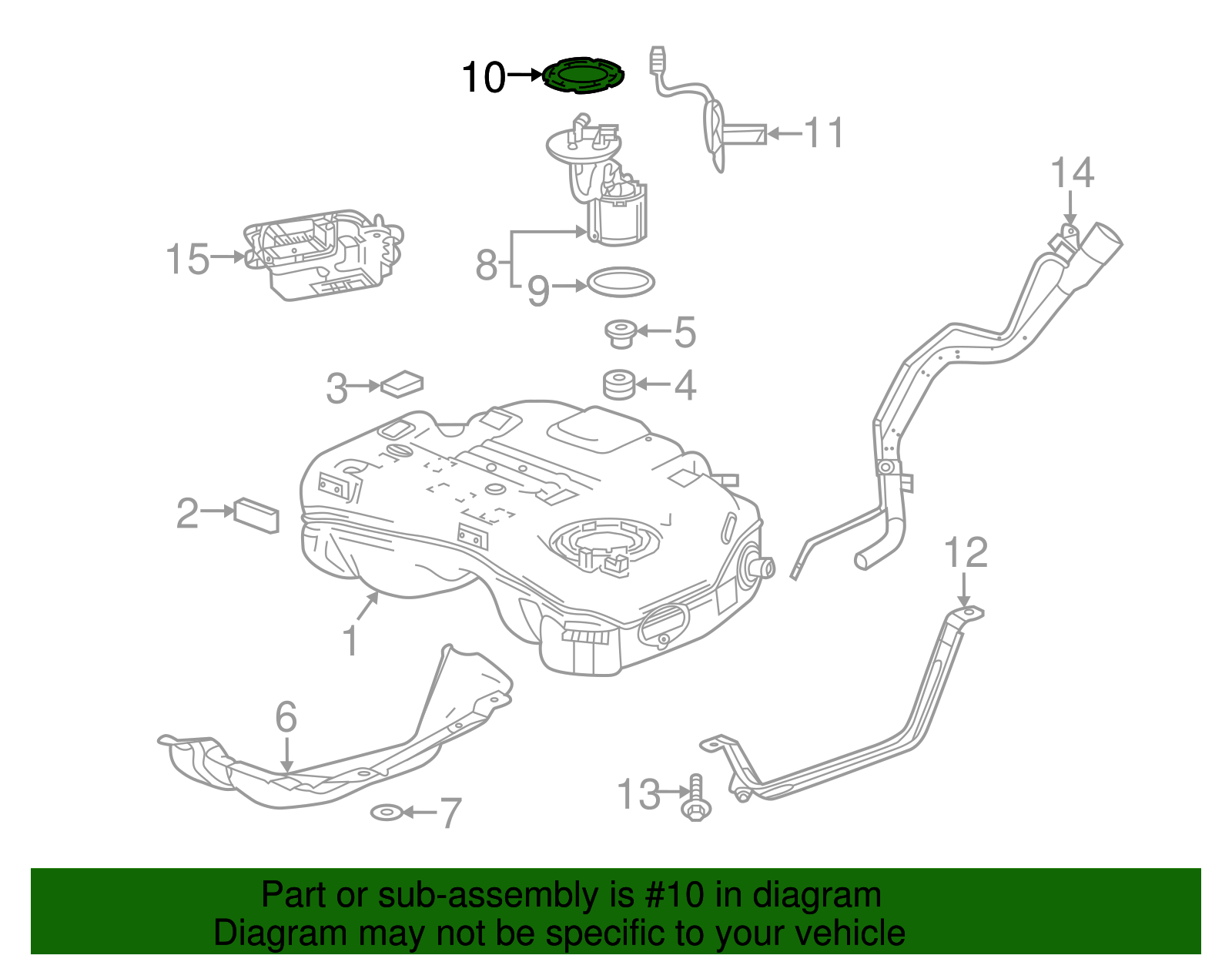 Fuel Sender Cam - GM (94553807)
