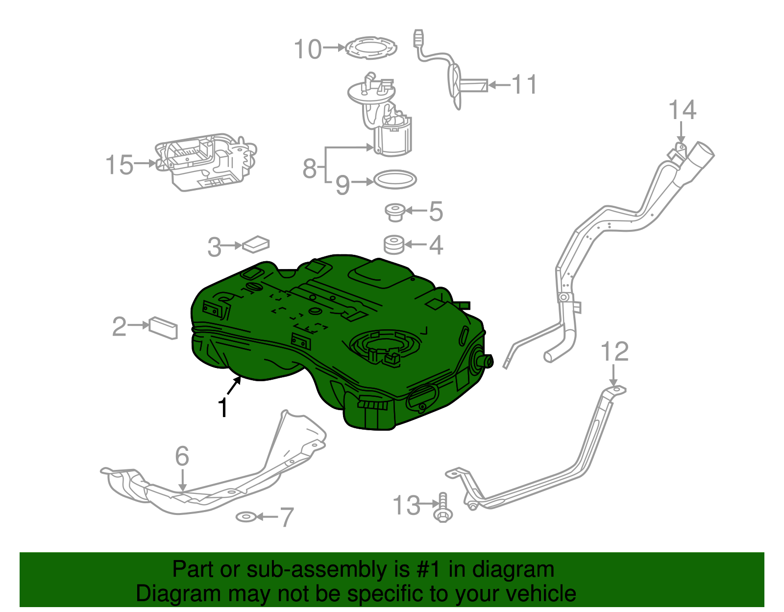 Fuel Tank - GM (84315937)