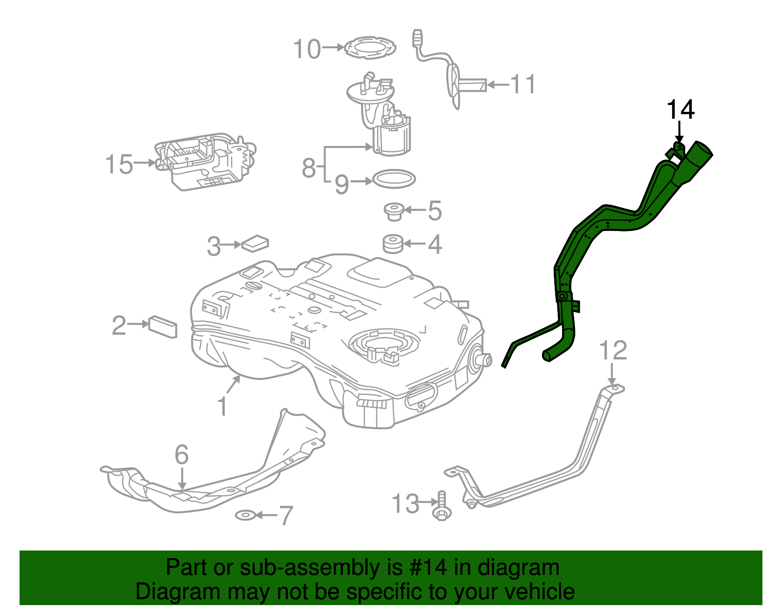 Filler Pipe - GM (84313677)