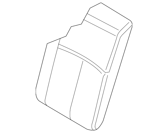 20162018 Nissan Maxima Seat Back Cover 886704RC0A Nissan Parts Plus