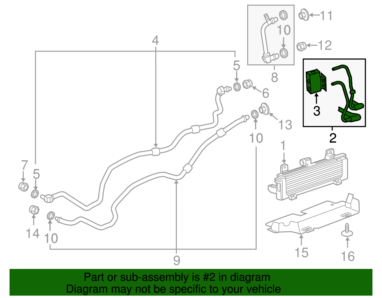 Transmission Cooler Bypass Valve - GM (84444069)