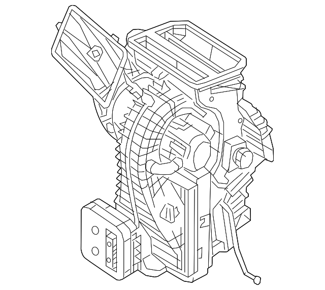 4538304701 Evaporator Assembly 20162017 Smart Fortwo MercedesBenz
