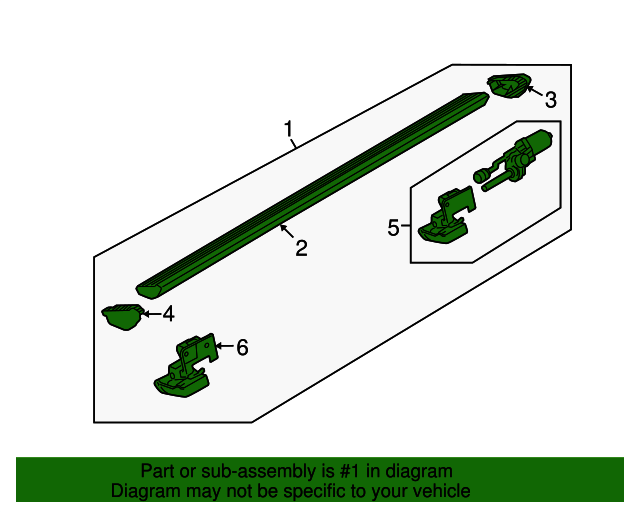 20152017 Lincoln Navigator Running Board FL1Z16451AC Varsity Ford