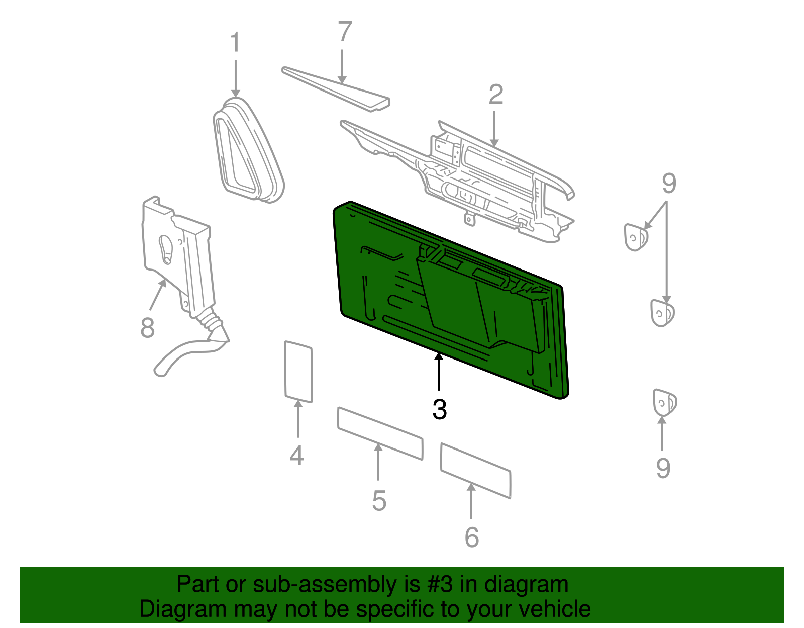 Truck Bed Storage Box - GM (93803910)