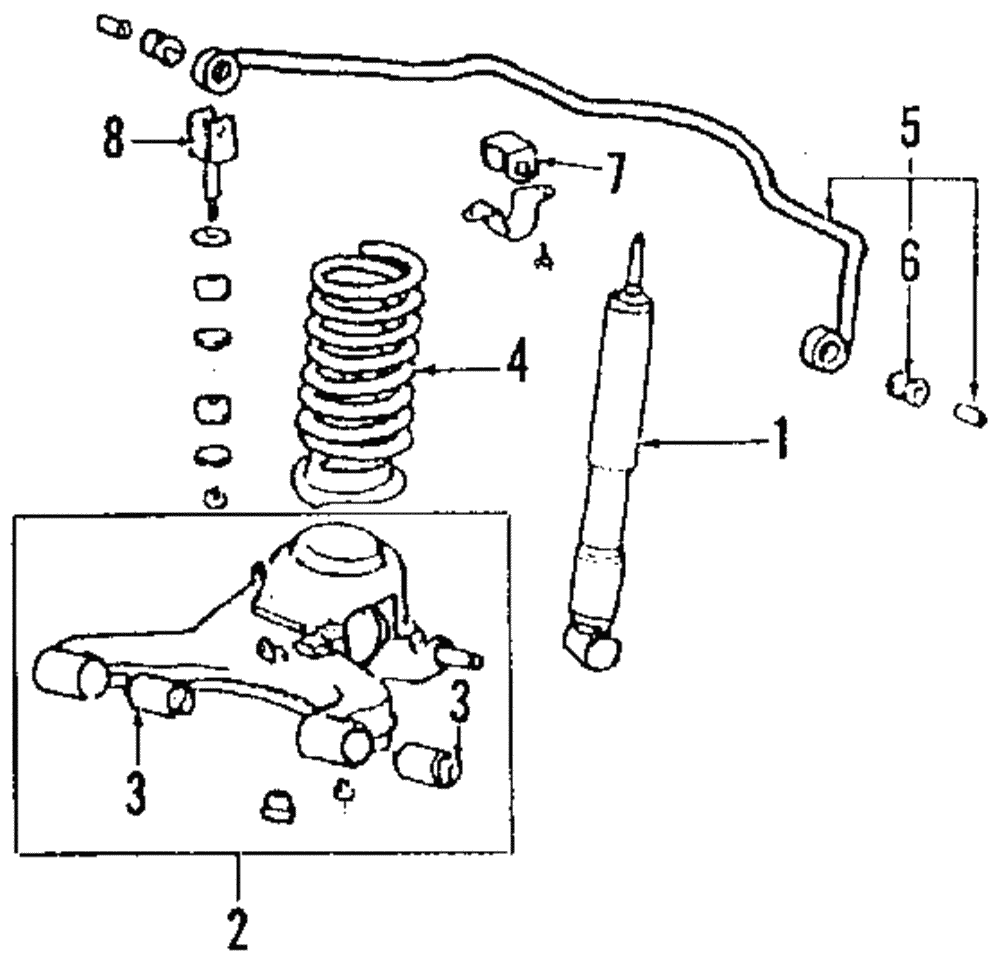 Center Bushing - Toyota (48815-14060)