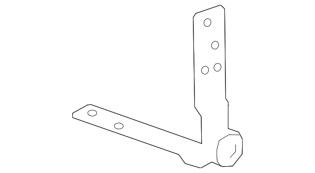 Passenger Side Tailgate Closure Side Hinge - GM (84388730)