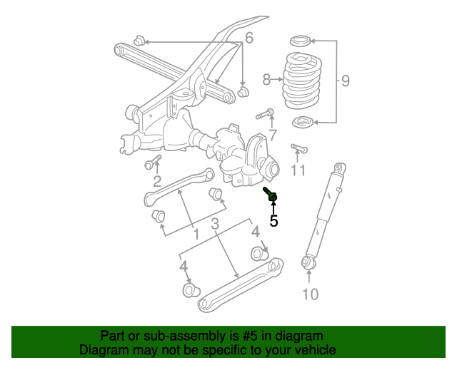 Lower Control Arm Bolt GM (11517766)