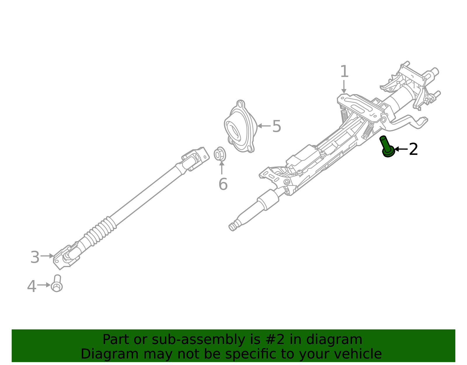 Steering Column Screw - Toyota (90118-WA581)