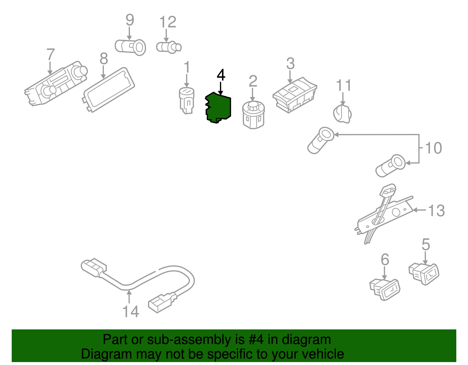 Prk Brake Switch 7P1-927-225-A-ZJU