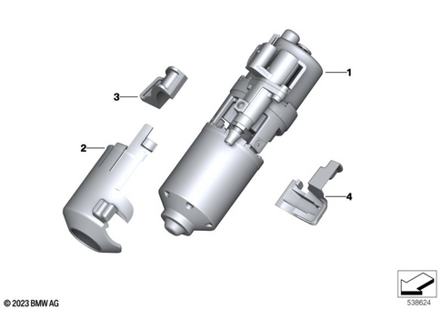 Spring Strut, Mounted Parts for 2024 BMW-Motorrad R 1300 GS | OEM  
