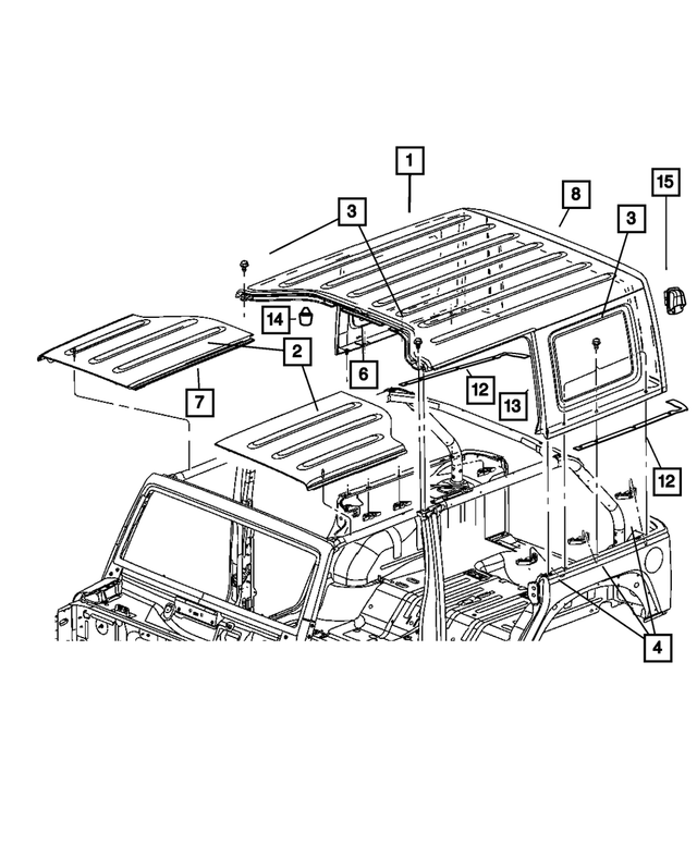 Car & Truck Parts Car & Truck Tailgates & Liftgates 20112017 JEEP