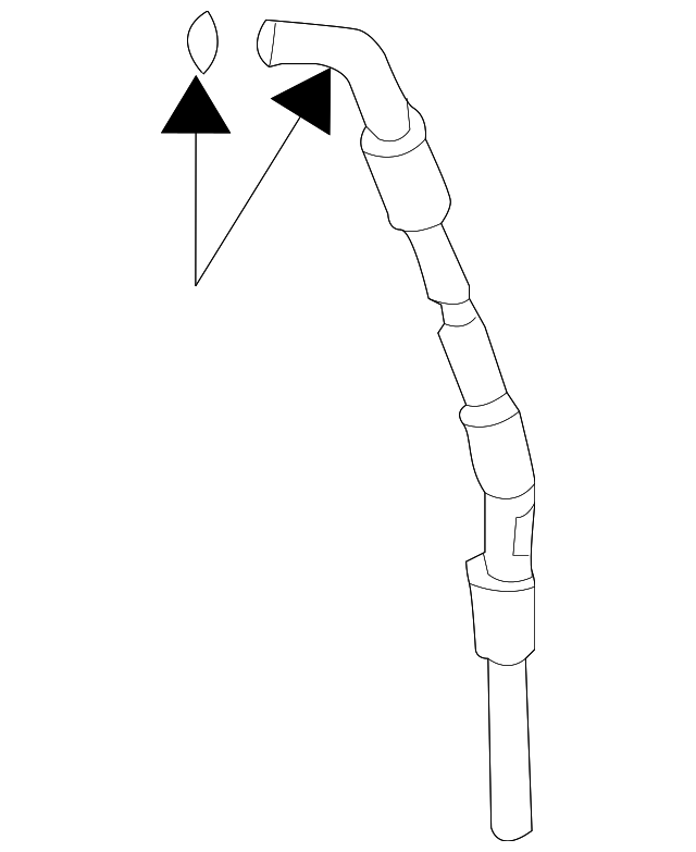 70060TP6A00 Tube, R Rear Drain (Sunroof) 20102012 Honda Honda