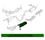 2013-2019 Nissan Sentra Exhaust Heat Shield 74758-3DB0A | TascaParts.com