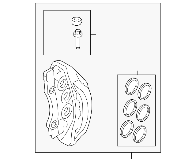 4M0615108BT Disc Brake Caliper 20192023 Audi Q8 Audi Parts Store