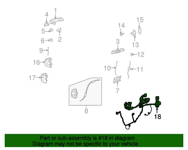 2009 Saturn Outlook Wire Harness 20812414