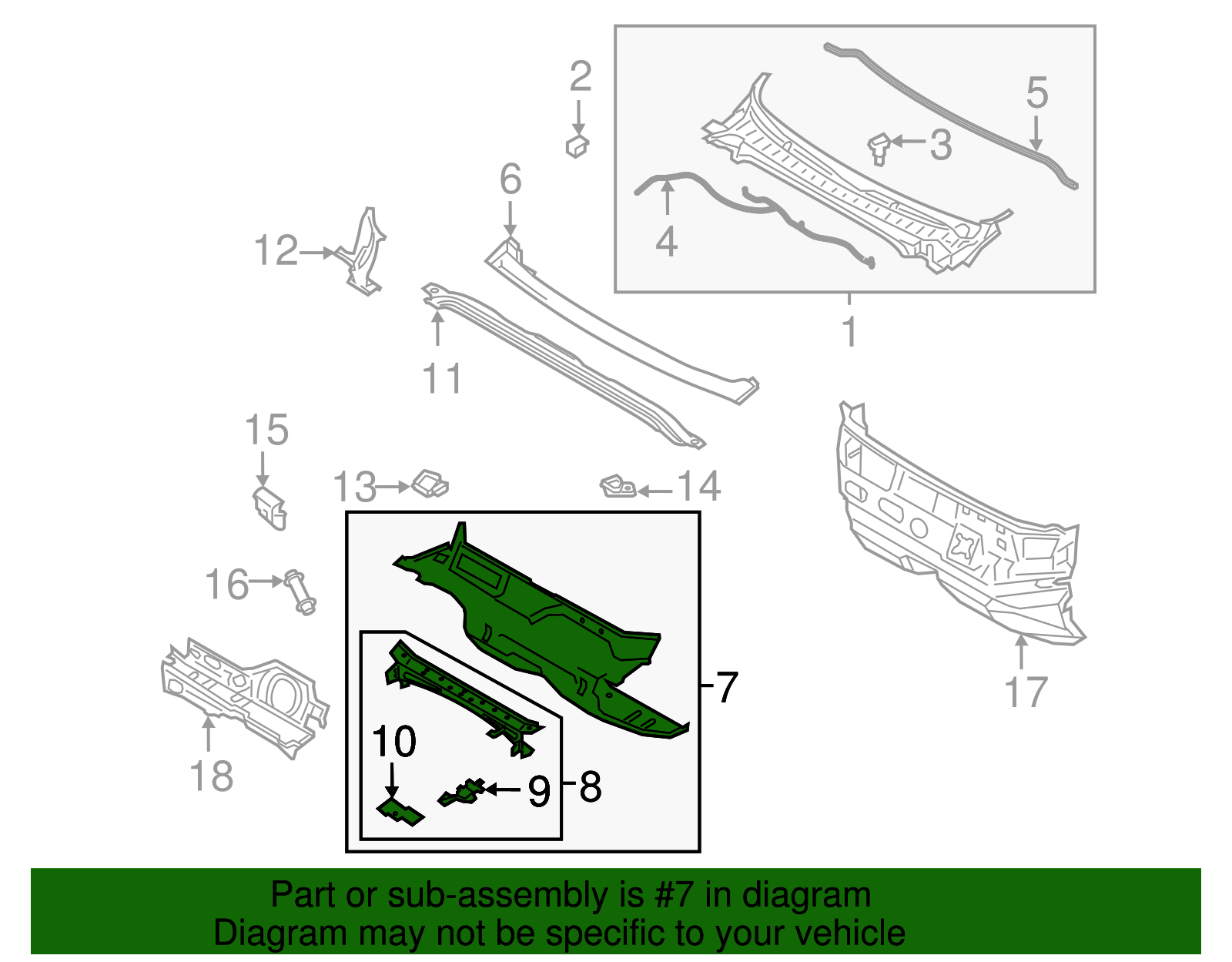 Dash Panel - Ford (HG9Z-5401610-E)