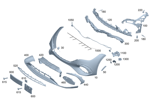 2023-2024 Mercedes-Benz Trim Strip 295-885-58-01 | Mercedes-Benz Parts 