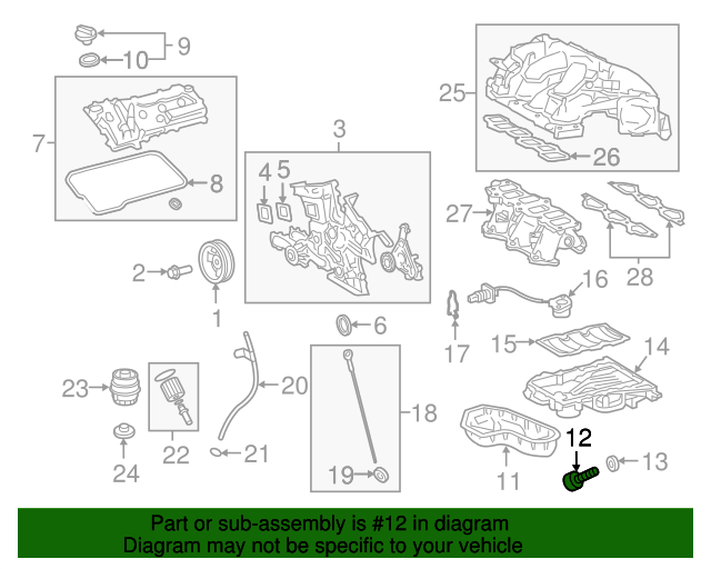 9034112012 Drain Plug 19902023 Lexus Longo Lexus Parts