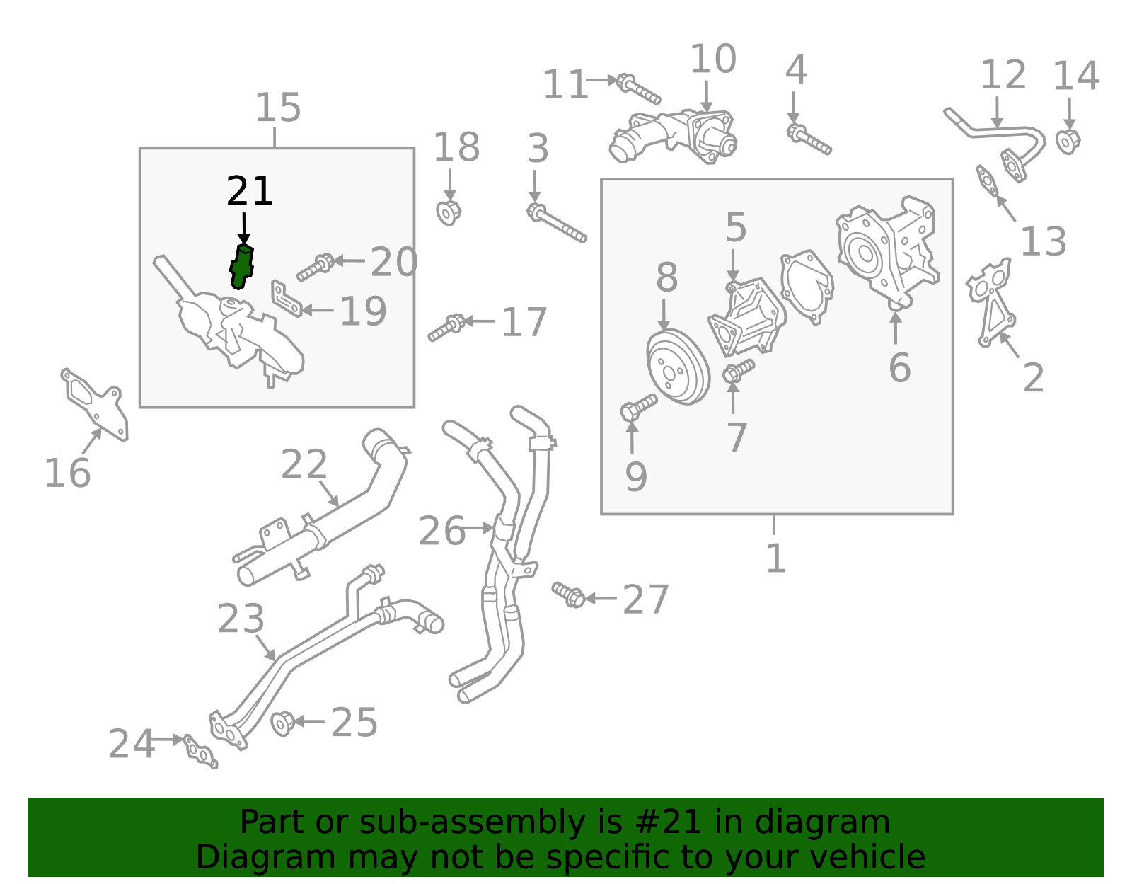 Hyundai - 39220-38030 - Coolant Temp Sensor - 1995-2024 Hyundai | OEM ...