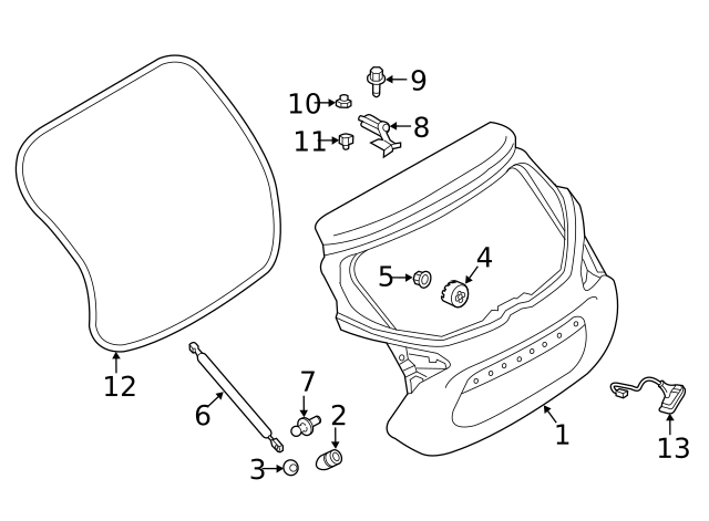 Genuine Nissan Bumper 90878-ED010
