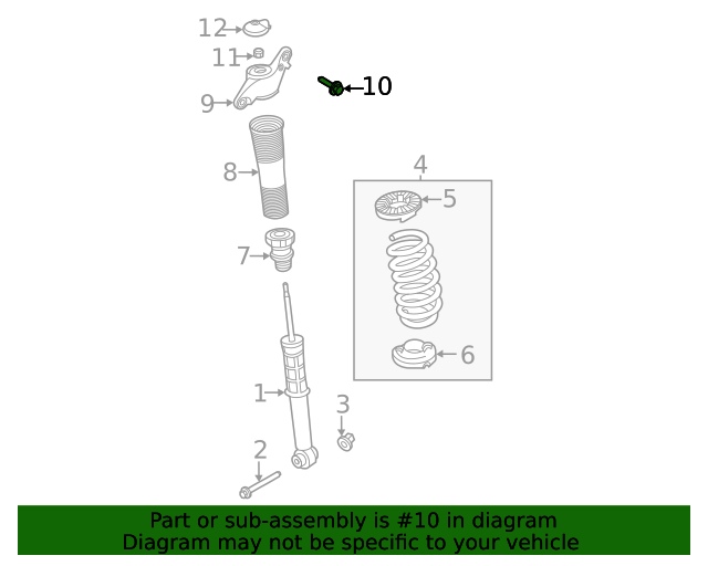 20202023 Land Rover Upper Mount Bolt LR114980