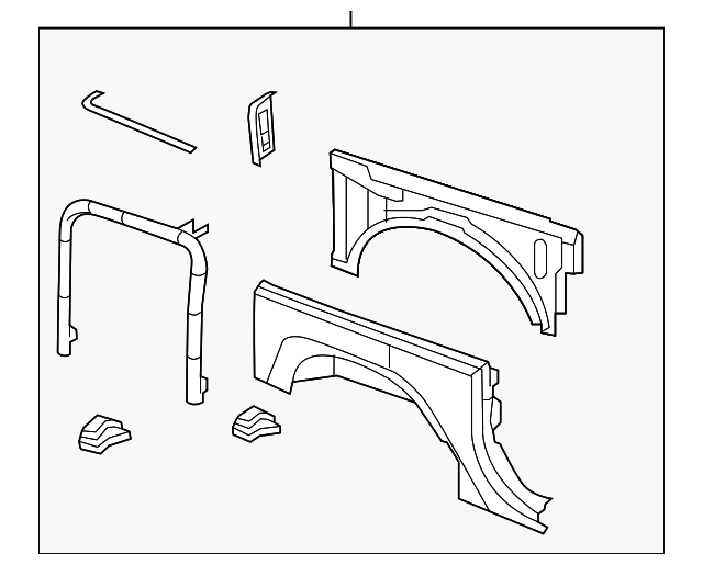 68003228AG Quarter Panel Assembly 20142018 Jeep Mopar Parts Canada