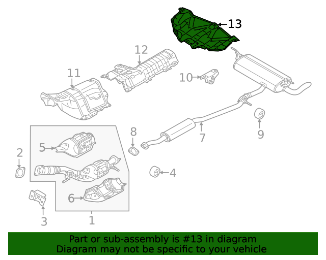 747726RR0A Heat Shield 20212023 Nissan Rogue Nissan OEM Parts Direct
