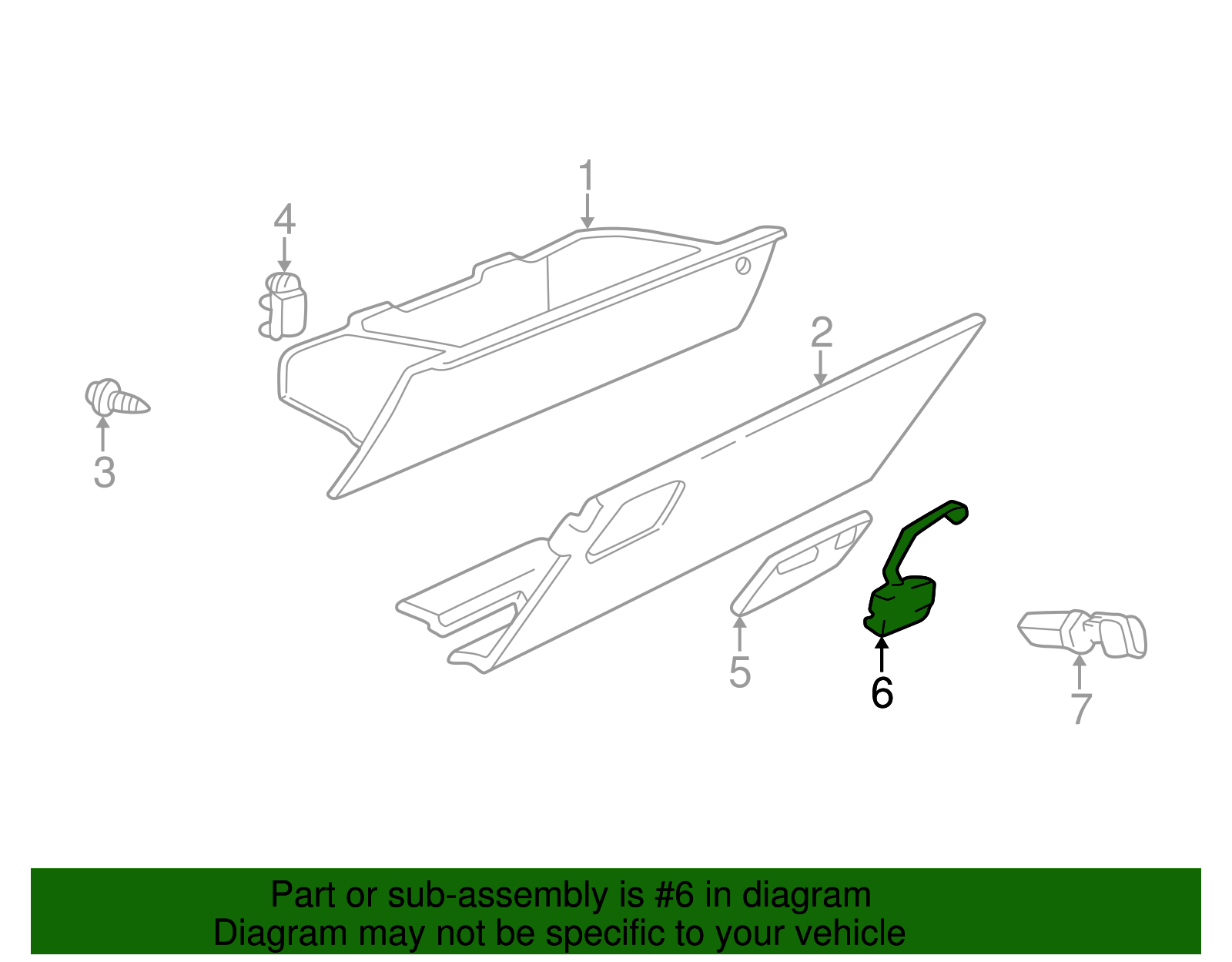Latch - Buick (25736913)