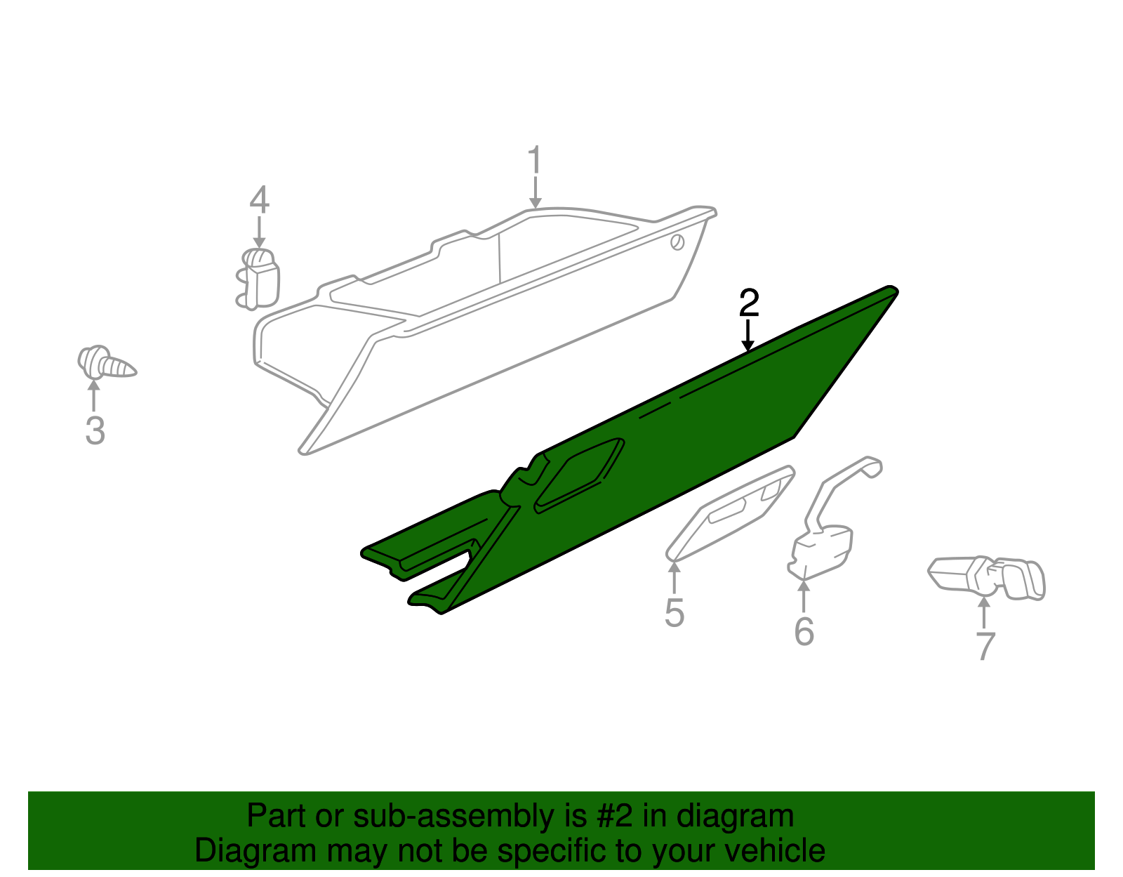 Glove Box Door - GM (25651874)