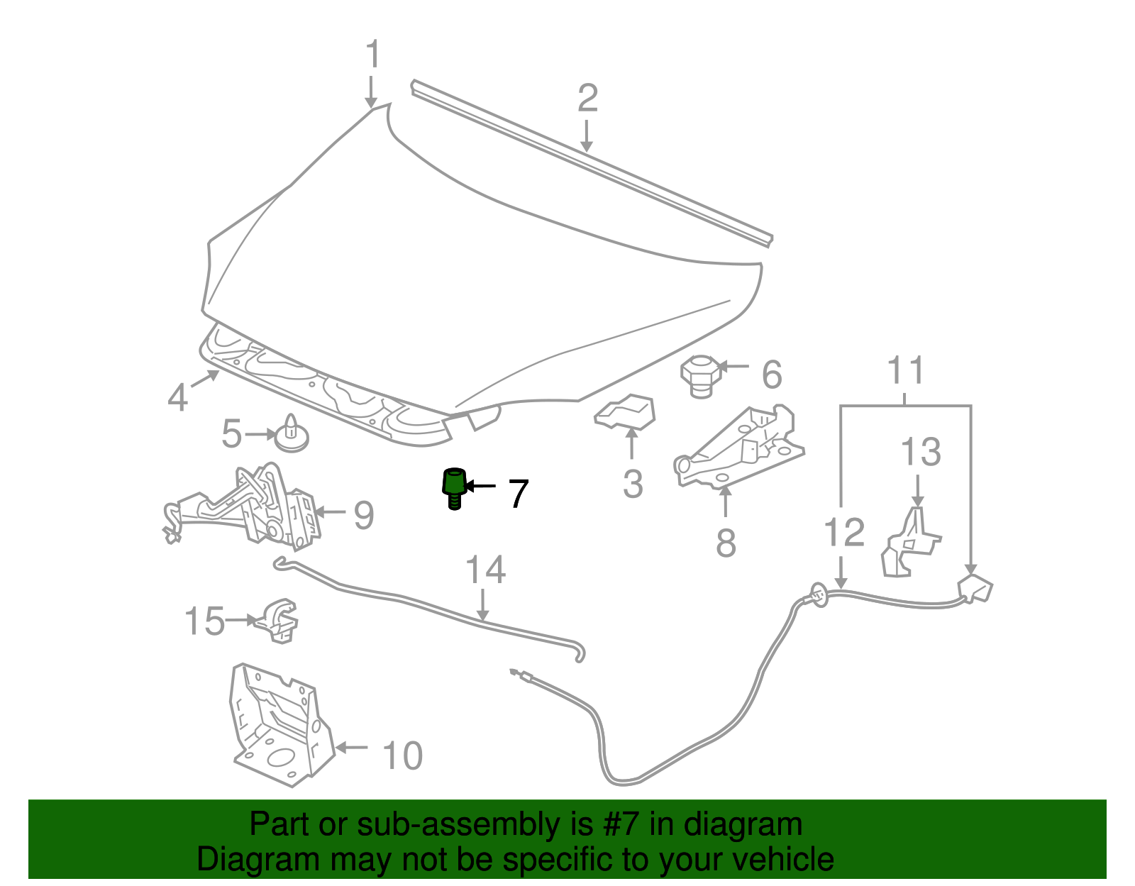 Hood Stop Buffer - GM (25675687)
