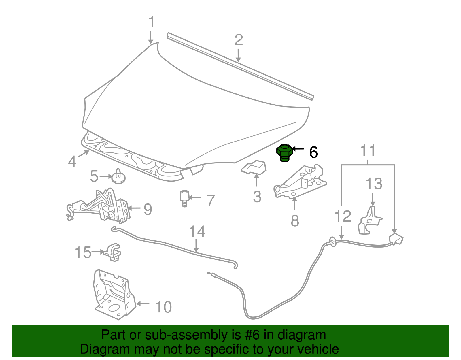 Multi-Purpose Threaded Bumper - GM (10277069)
