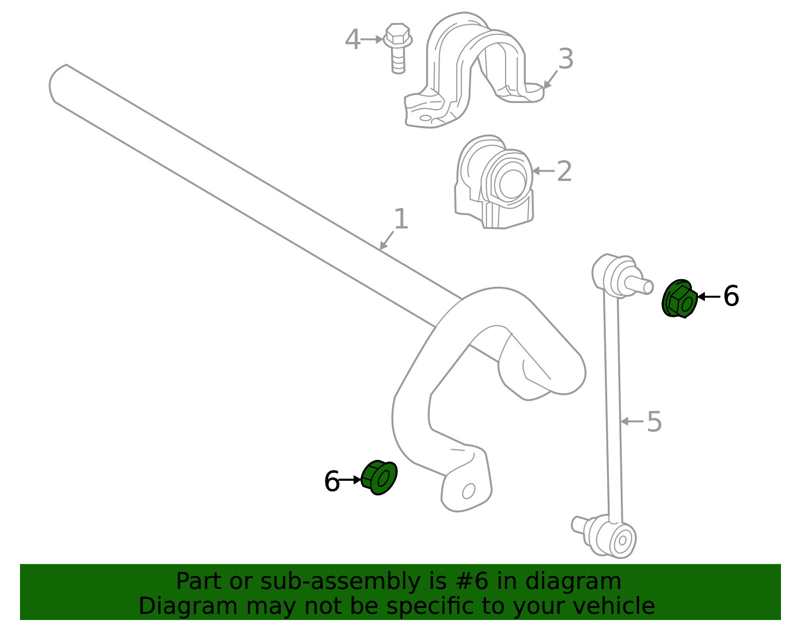 Stabilizer Link Nut - Scion (90178-A0080)
