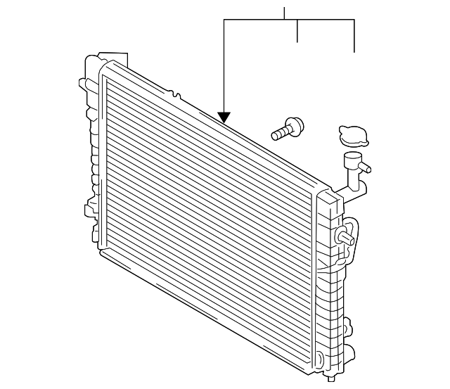 20052008 Kia Sportage Radiator Assembly 25310 2E100 OEM Parts Online