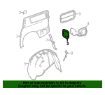 Primed Fuel Door Replacement For 2016-2023 Toyota Tacoma - Fits Limited, SR, SR5, TRD Models