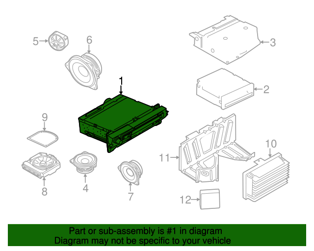 Genuine BMW Auxiliary Connector Retrofit Kit - Part # 65-12-0-153-502, Universal Fit