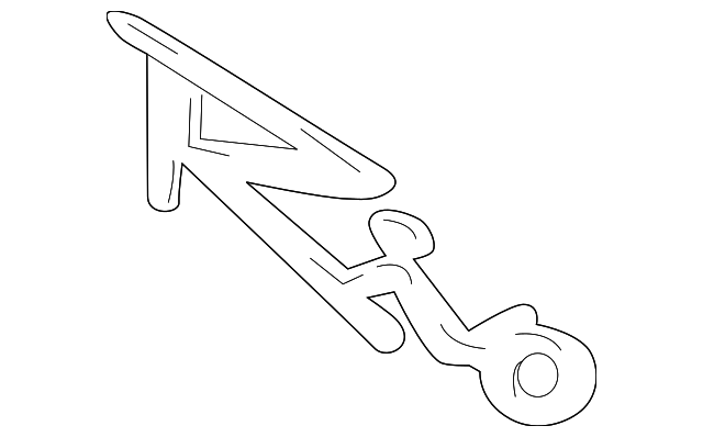 Kia Genuine 0K0UA-51725 Ornament
