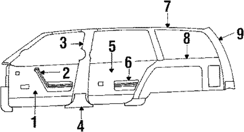 Rear Pillar - GM (20346012)