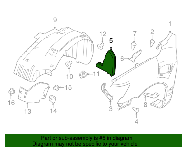 63135EZ20A Baffle 20162023 Nissan Nissan OEM Parts Direct