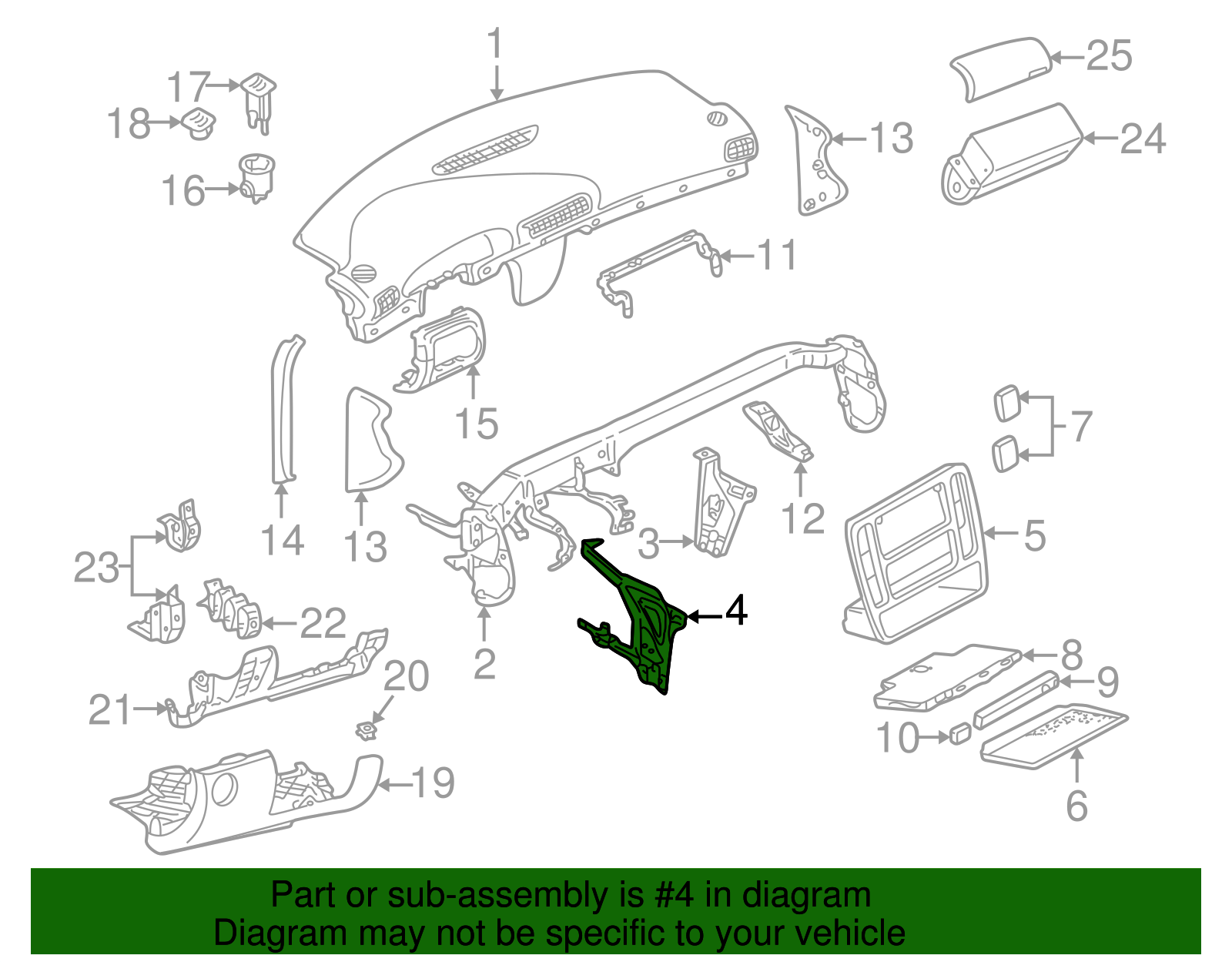 Lower Support - Volkswagen (8D1-857-319-F)