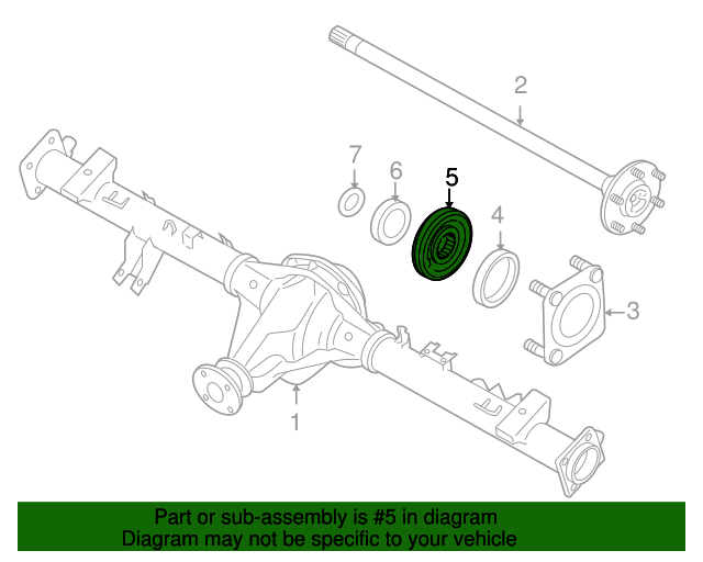 20082015 Nissan TITAN OEM NEW 20082015 Nissan Titan PRO4X Rear Drive