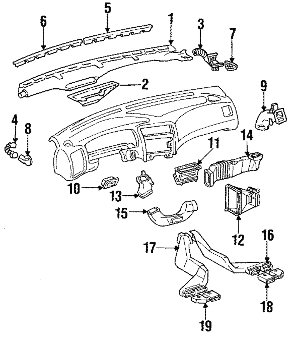 Lower Duct Extension - Toyota (87215-12020)