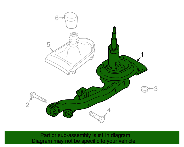 20152020 Ford Mustang OEM Gear Shift Assembly FR3Z7210G OEM Ford Parts