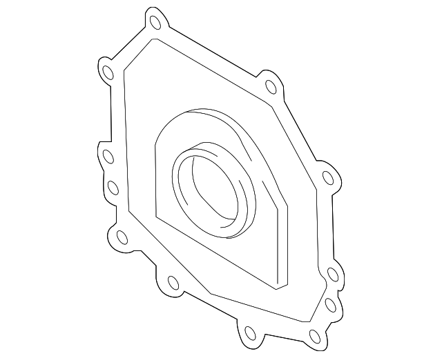 20172023 Audi Rear Main Seal Retainer 07K103151M Genuine Audi Parts