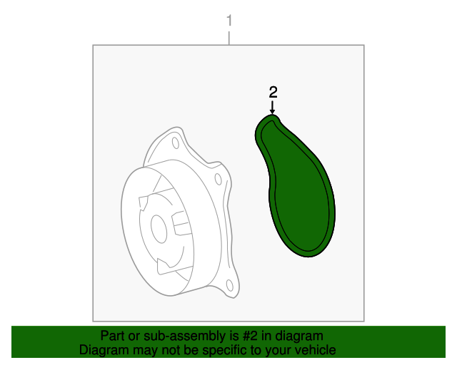 20082019 Toyota Water Pump Gasket 1627137010 Toyota Parts Center
