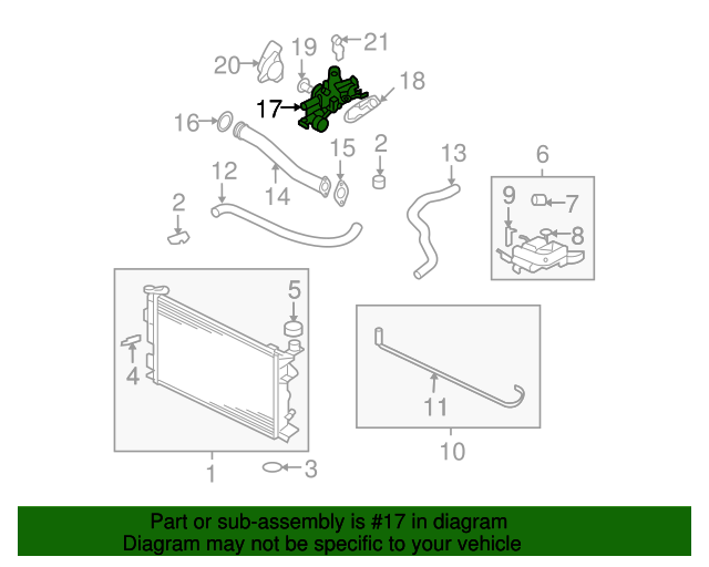 2562025002 Thermostat Housing 20062009 Kia Kia.Parts Store